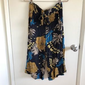 7 For All Mankind Rayon Floral Culottes